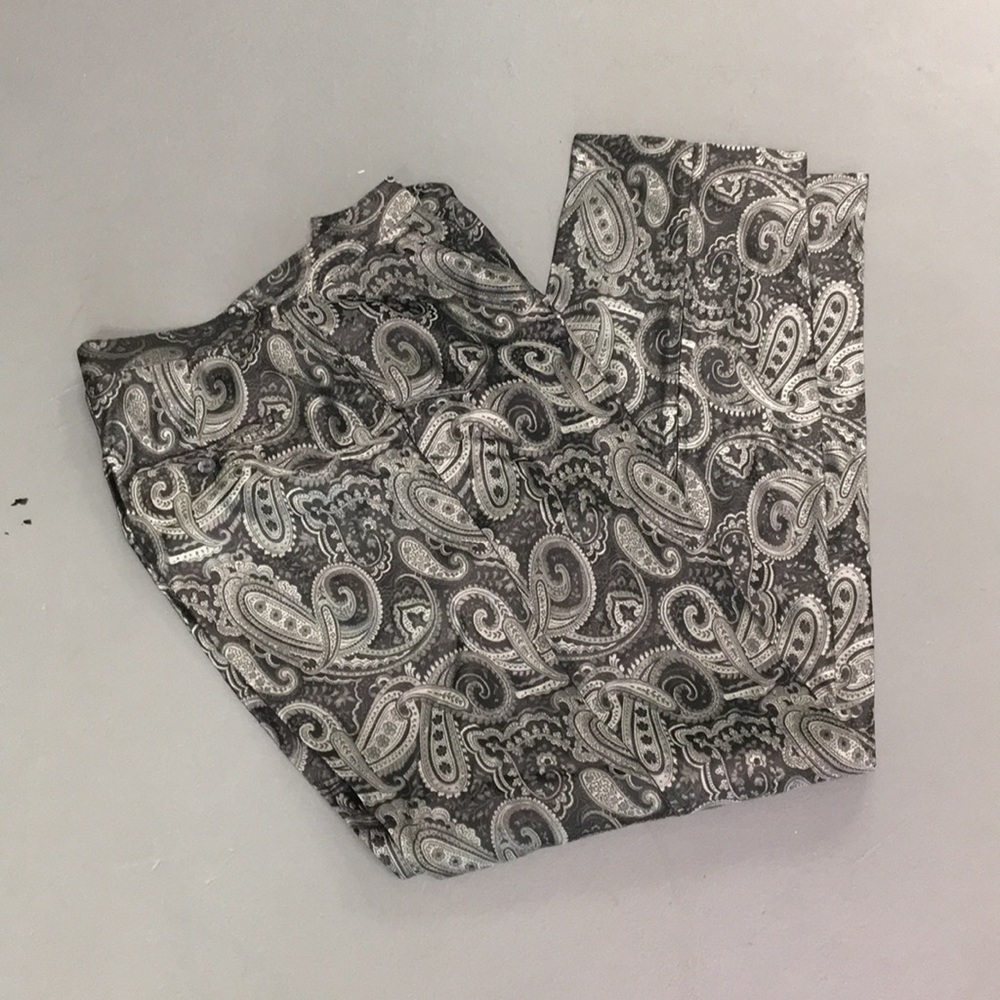 Gorgeous black and silver dress pants